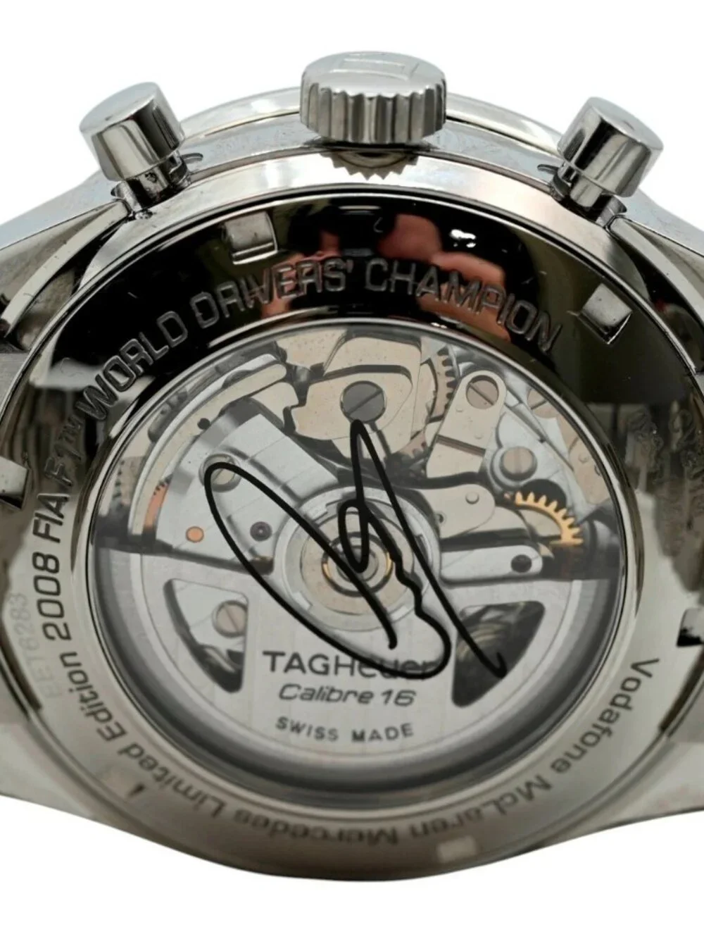 Tag Heuer 41mm Men's Carrera Limited Edition Lewis Hamilton 2500 Watch! CV201M!